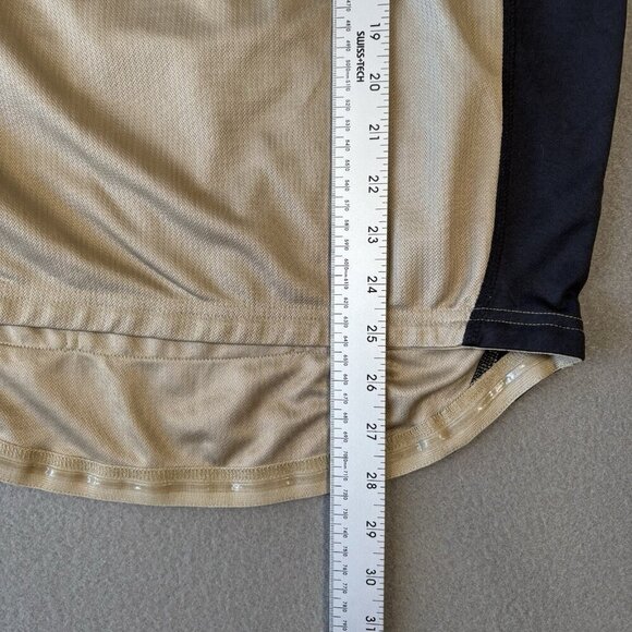 Oakley Cycling Jersey Mens M Black And Tan Shirt 1/4 Zip Bicycle Short Sleeve - Picture 3 of 13